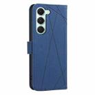 For Tecno Spark 40 Pro 4G Geometric Pattern RFID Leather Phone Case(Blue) - 3