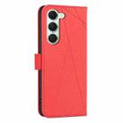 For Tecno Spark 40 Pro 4G Geometric Pattern RFID Leather Phone Case(Red) - 3