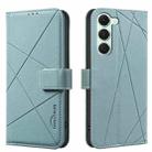 For Tecno Spark 40 Pro 4G Geometric Pattern RFID Leather Phone Case(Green) - 1