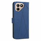For Tecno Pova 7 Ultra 5G Geometric Pattern RFID Leather Phone Case(Blue) - 3