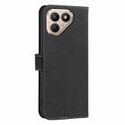 For Tecno Pova 7 Ultra 5G Geometric Pattern RFID Leather Phone Case(Black) - 3