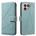 For Tecno Pova 7 Ultra 5G Geometric Pattern RFID Leather Phone Case(Green) - 1