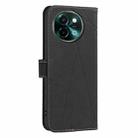 For vivo Y38 5G / Y200i 5G Geometric Pattern RFID Leather Phone Case(Black) - 3
