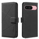 For Google Pixel 8 Pro Geometric Pattern RFID Leather Phone Case(Black) - 1