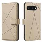 For Google Pixel 9a Geometric Pattern RFID Leather Phone Case(Beige) - 1