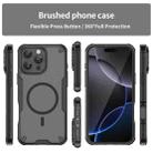 For iPhone 16 Pro Max Armor Glaze MagSafe Magnetic Phone Case(Black) - 2