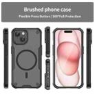 For iPhone 15 Armor Glaze MagSafe Magnetic Phone Case(Black) - 2