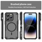 For iPhone 14 Pro Armor Glaze MagSafe Magnetic Phone Case(Black) - 2