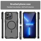 For iPhone 13 Pro Max Armor Glaze MagSafe Magnetic Phone Case(Black) - 2