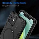 For iPhone 12 Armor Glaze MagSafe Magnetic Phone Case(Black) - 3
