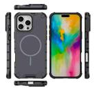 For iPhone 16 Pro Max Grating Solid Color MagSafe Magnetic Phone Case(Dark Grey) - 3