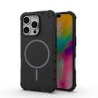 For iPhone 16 Pro Grating Solid Color MagSafe Magnetic Phone Case(Black) - 1