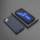 For iPhone 15 Grating Solid Color MagSafe Magnetic Phone Case(Dark Blue) - 2