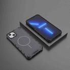 For iPhone 15 Grating Solid Color MagSafe Magnetic Phone Case(Dark Grey) - 2