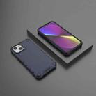 For iPhone 14 Grating Solid Color MagSafe Magnetic Phone Case(Dark Blue) - 2