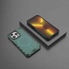 For iPhone 14 Pro Grating Solid Color MagSafe Magnetic Phone Case(Green) - 2