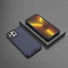 For iPhone 13 Pro Max Grating Solid Color MagSafe Magnetic Phone Case(Dark Blue) - 2