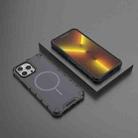 For iPhone 13 Pro Max Grating Solid Color MagSafe Magnetic Phone Case(Dark Grey) - 2