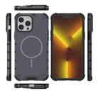 For iPhone 13 Pro Max Grating Solid Color MagSafe Magnetic Phone Case(Dark Grey) - 3