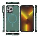 For iPhone 13 Pro Max Grating Solid Color MagSafe Magnetic Phone Case(Green) - 3