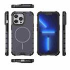 For iPhone 13 Pro Grating Solid Color MagSafe Magnetic Phone Case(Dark Grey) - 3