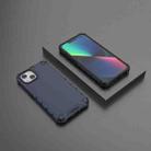 For iPhone 13 Grating Solid Color MagSafe Magnetic Phone Case(Dark Blue) - 2