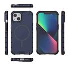 For iPhone 13 Grating Solid Color MagSafe Magnetic Phone Case(Dark Blue) - 3