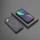 For iPhone 13 Grating Solid Color MagSafe Magnetic Phone Case(Dark Grey) - 2
