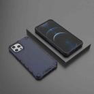 For iPhone 12 Pro Max Grating Solid Color MagSafe Magnetic Phone Case(Dark Blue) - 2