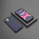 For iPhone 11 Grating Solid Color MagSafe Magnetic Phone Case(Dark Blue) - 2