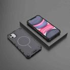 For iPhone 11 Grating Solid Color MagSafe Magnetic Phone Case(Dark Grey) - 2