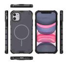 For iPhone 11 Grating Solid Color MagSafe Magnetic Phone Case(Dark Grey) - 3