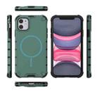 For iPhone 11 Grating Solid Color MagSafe Magnetic Phone Case(Green) - 3