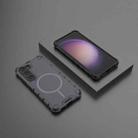 For Samsung Galaxy S23 5G Grating Solid Color MagSafe Magnetic Phone Case(Dark Grey) - 2