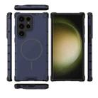 For Samsung Galaxy S23 Ultra 5G Grating Solid Color MagSafe Magnetic Phone Case(Dark Blue) - 3