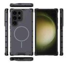 For Samsung Galaxy S23 Ultra 5G Grating Solid Color MagSafe Magnetic Phone Case(Dark Grey) - 3
