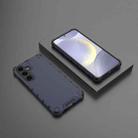 For Samsung Galaxy S24+ 5G Grating Solid Color MagSafe Magnetic Phone Case(Dark Blue) - 2