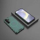 For Samsung Galaxy S24+ 5G Grating Solid Color MagSafe Magnetic Phone Case(Green) - 2