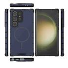 For Samsung Galaxy S24 Ultra 5G Grating Solid Color MagSafe Magnetic Phone Case(Dark Blue) - 3