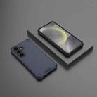 For Samsung Galaxy S25 5G Grating Solid Color MagSafe Magnetic Phone Case(Dark Blue) - 2