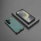 For Samsung Galaxy S25 5G Grating Solid Color MagSafe Magnetic Phone Case(Green) - 2