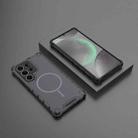 For Samsung Galaxy S25 Ultra 5G Grating Solid Color MagSafe Magnetic Phone Case(Dark Grey) - 2