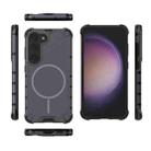 For Samsung Galaxy S23+ 5G Grating Solid Color MagSafe Magnetic Phone Case(Dark Grey) - 3