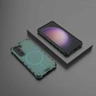 For Samsung Galaxy S23+ 5G Grating Solid Color MagSafe Magnetic Phone Case(Green) - 2