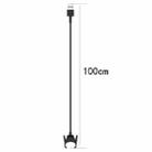 For Fitbit Charge 3 / 4 xDfind USB-A Port Watch Charging Clip Watch Charger, Length: 1m(Black) - 2