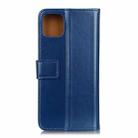 For Samsung Galaxy A71 5G 3-Color Pearl Texture Magnetic Buckle Horizontal Flip PU Leather Case with Card Slots & Wallet & Holder(Blue) - 3