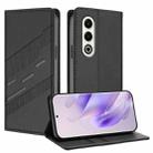 For itel S25 Embossed Multi-functional Wallet Retro Leather Phone Case(Black) - 1
