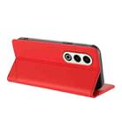 For itel S25 Embossed Multi-functional Wallet Retro Leather Phone Case(Red) - 3