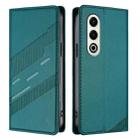 For itel S25 Embossed Multi-functional Wallet Retro Leather Phone Case(Dark Green) - 2