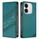 For itel A80 Embossed Multi-functional Wallet Retro Leather Phone Case(Dark Green) - 2